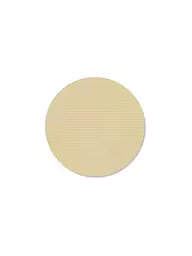 LIND DNA |  Glasuntersetzer 10cm CORDUROY RUND Light Grey | beige