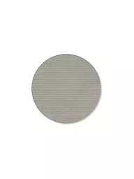 LIND DNA |  Glasuntersetzer 10cm CORDUROY RUND Light Grey | hellgrau