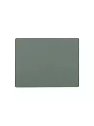 LIND DNA | Leder-Platzset "Nupo" eckig 35x45cm | hellgrün