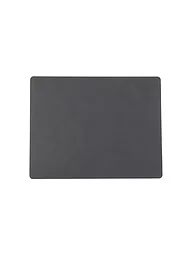 LIND DNA | Leder-Platzset "Nupo" eckig 35x45cm | grau
