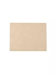 LIND DNA | Leder-Platzset "Nupo" eckig 35x45cm | camel
