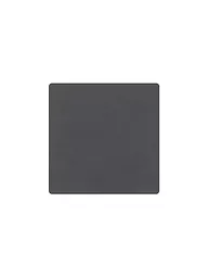 LIND DNA | Leder-Untersetzer eckig 10x10cm Pastel Green | grau