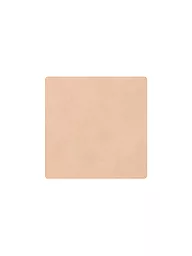 LIND DNA | Leder-Untersetzer eckig 10x10cm Pastel Green | camel