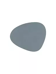 LIND DNA | Glasuntersetzer 11x13cm CURVE Nupo Oval Yellow  | hellblau