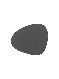 LIND DNA | Glasuntersetzer 11x13cm CURVE Nupo Oval Yellow  | grau