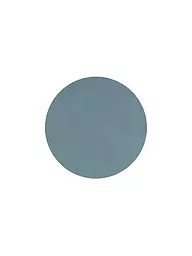 LIND DNA | Leder-Untersetzer rund 10cm Olive Green | hellblau