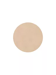 LIND DNA | Leder-Untersetzer rund 10cm Olive Green | camel