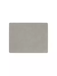 LIND DNA | Tischset 35x45cm CORDUROY ECKIG Light Grey | hellgrau