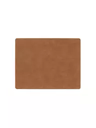 LIND DNA | Tischset 35x45cm CORDUROY ECKIG Light Grey | braun