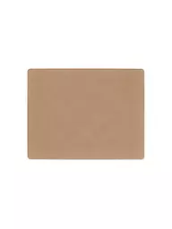 LIND DNA | Tischset 35x45cm CORDUROY ECKIG Light Grey | camel