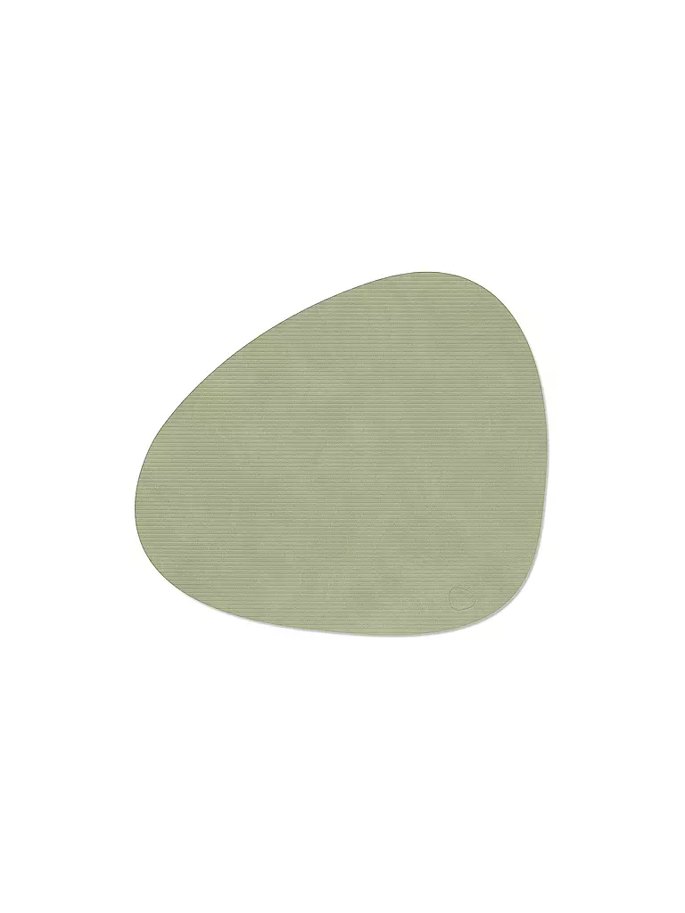 LIND DNA | Tischset 37x44cm CORDUROY OVAL | olive