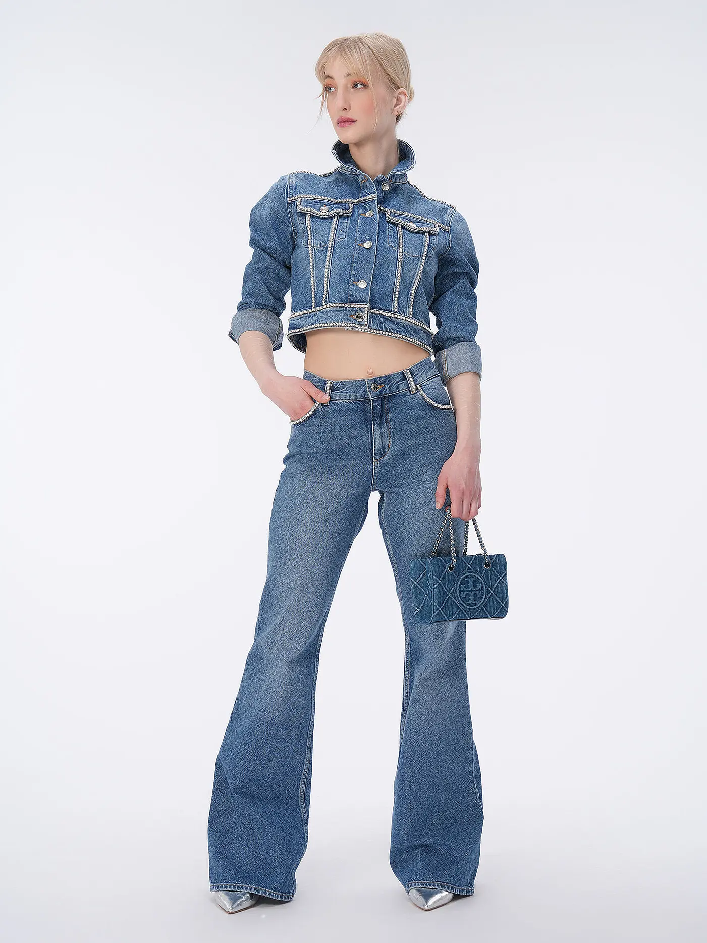 LIU JO | Jeans FLARE SCOOP  | blau
