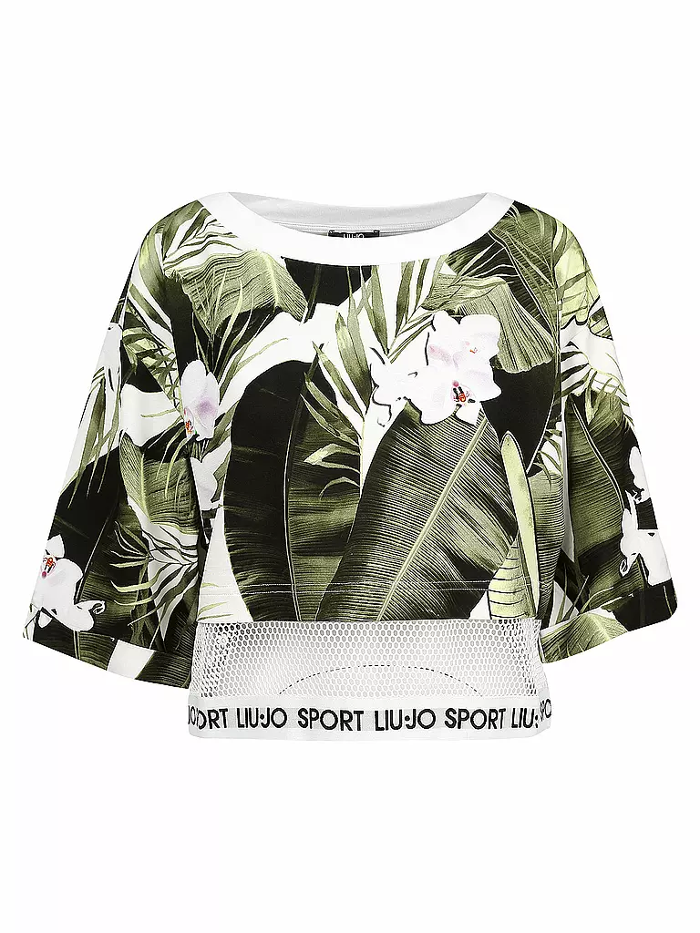 LIU JO | Sportshirt Cropped Fit | grün