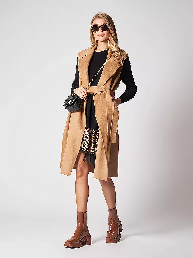 LIU JO | Wollgilet  | camel