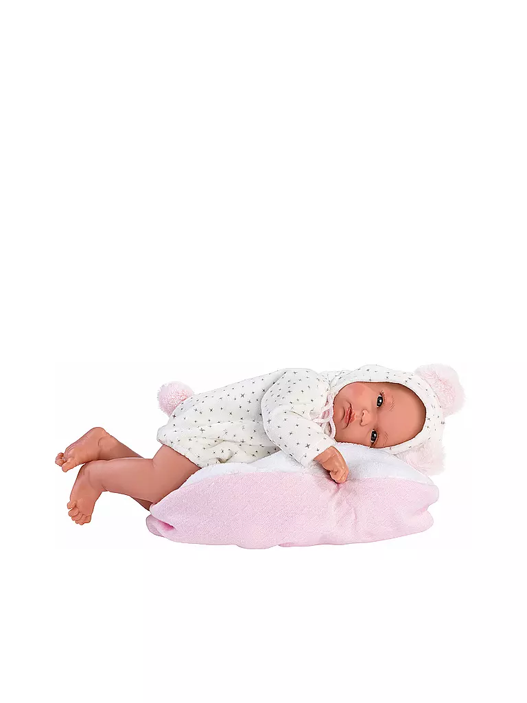 LLORENS | Babypuppe mit Schaukelzelt rosa 35cm | keine Farbe