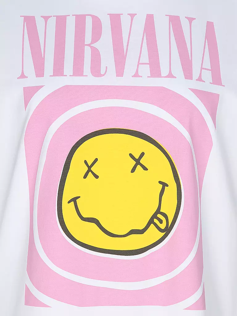 LMTD | T-Shirt NLFAZA NIRVANA | weiss