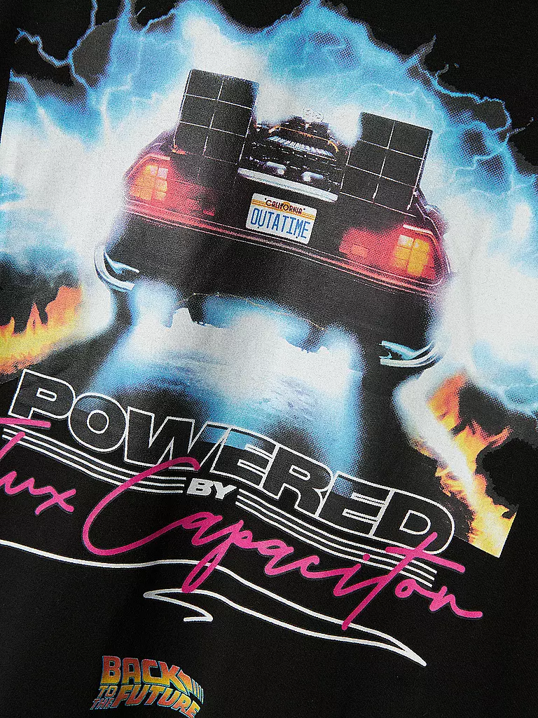 LMTD | T-Shirt NLMFIDAS BACKTOTHEFUTURE | schwarz