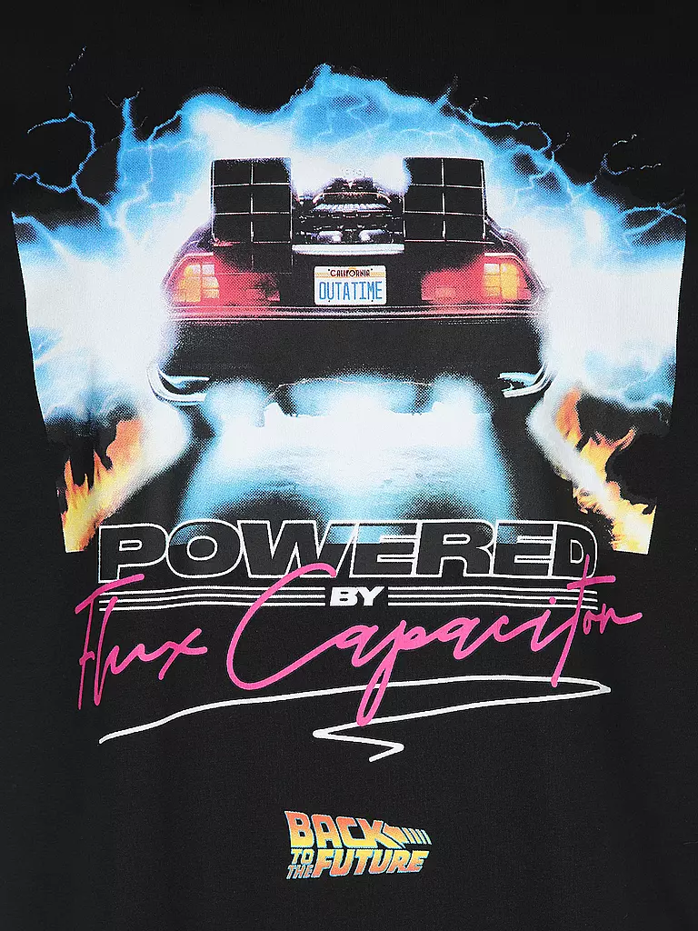 LMTD | T-Shirt NLMFIDAS BACKTOTHEFUTURE | schwarz