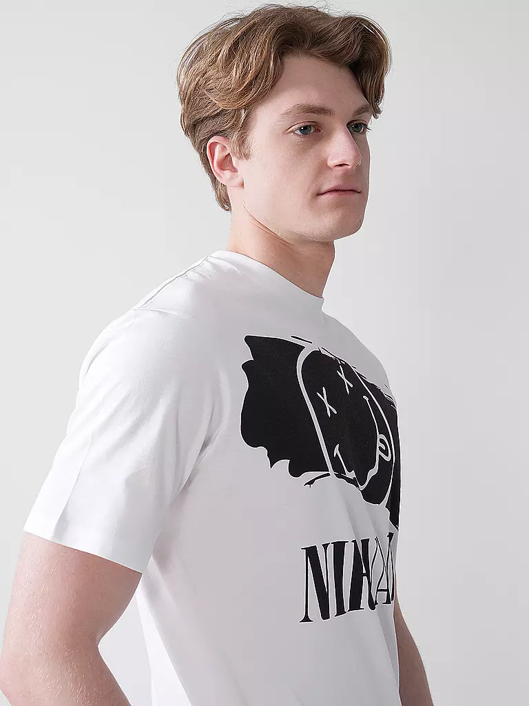 LMTD | T-Shirt NLMMATTIMUS NIRVARNA | weiss