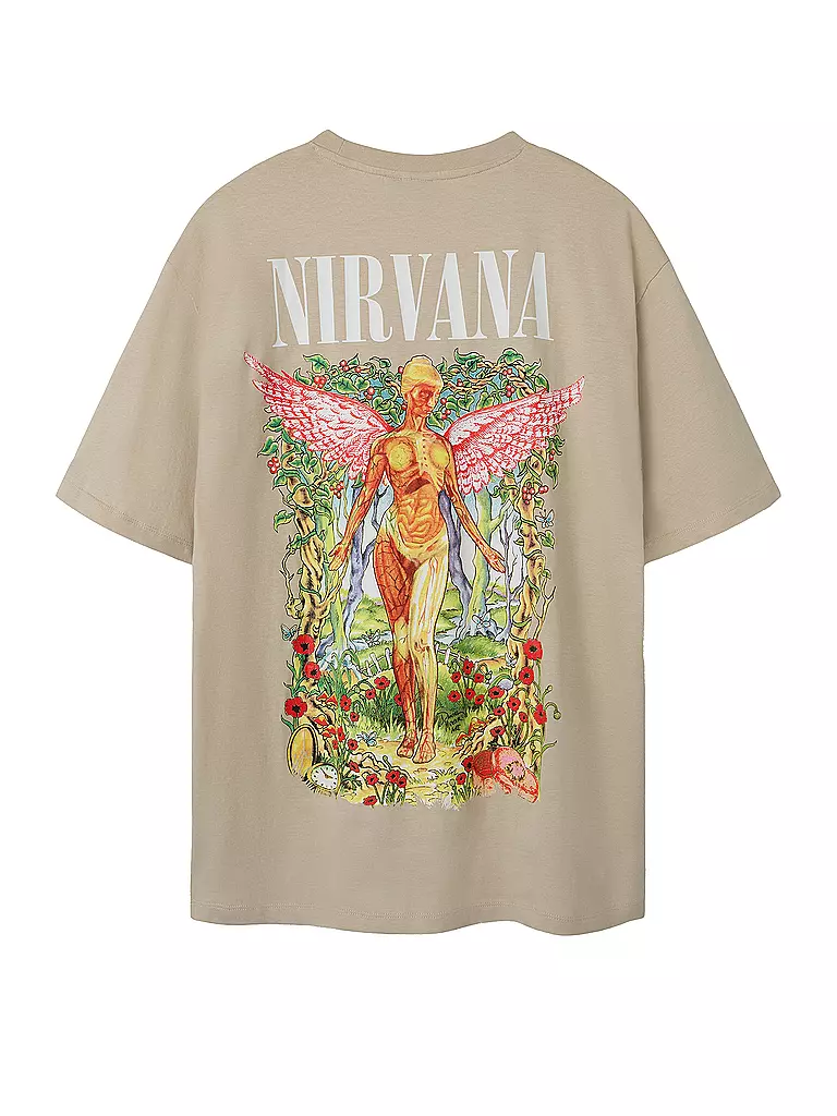 LMTD | T-Shirt NLMVANCE NIRVANA | beige