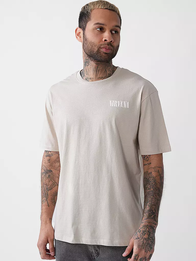 LMTD | T-Shirt NLMVANCE NIRVANA | beige
