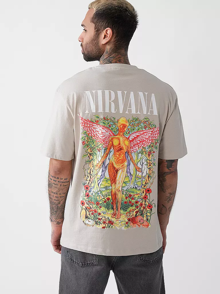 LMTD | T-Shirt NLMVANCE NIRVANA | beige