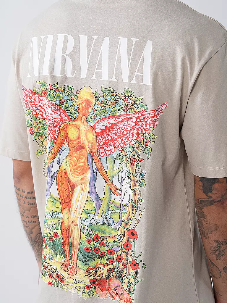 LMTD | T-Shirt NLMVANCE NIRVANA | beige