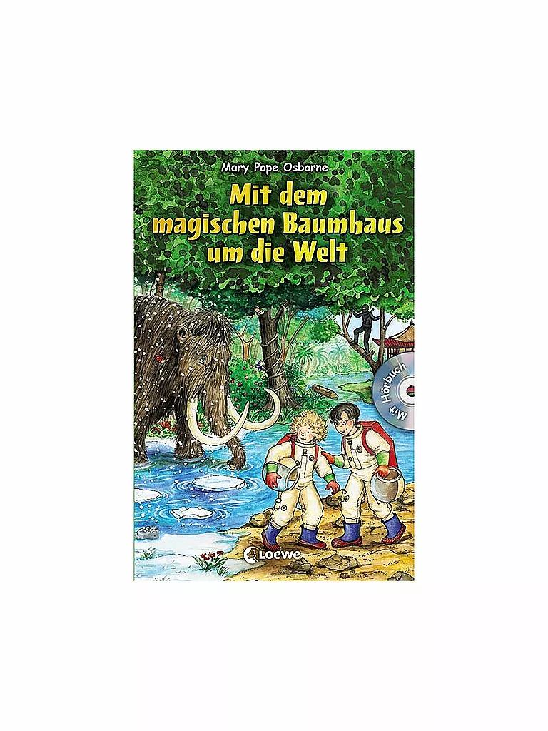 LOEWE VERLAG | Buch - Abenteuer mit dem magischen Baumhaus um die Welt (2) mit Audio-CD | keine Farbe