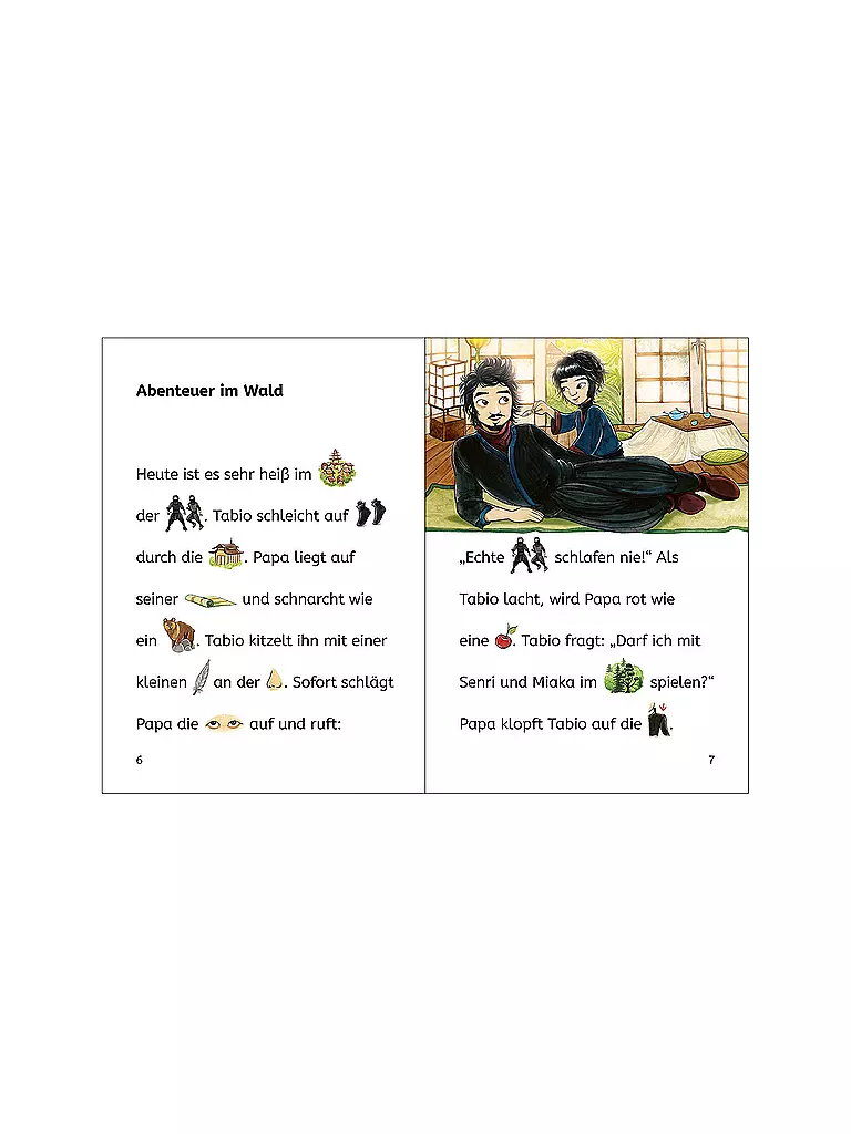 LOEWE VERLAG | Buch - Bildermaus - Abenteuer mit den Ninjas  | keine Farbe