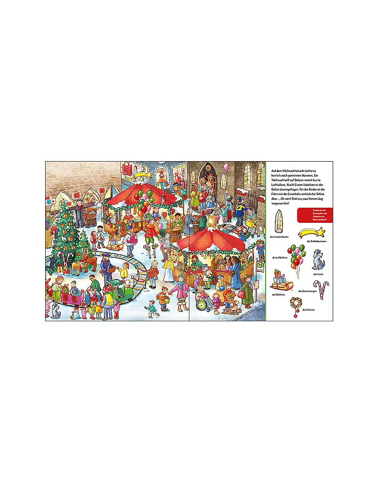 LOEWE VERLAG | Buch - Suche und finde! Sound-Wimmelbuch - Weihnachten | 