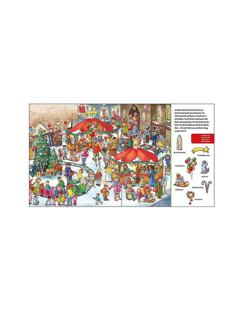 LOEWE VERLAG | Buch - Suche und finde! Sound-Wimmelbuch - Weihnachten | 