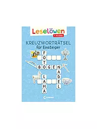 LOEWE VERLAG | Leselöwen Kreuzworträtsel für Einsteiger - 1. Klasse | keine Farbe
