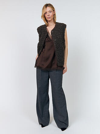 LOLLYS LAUNDRY | Gilet in Felloptik VADALL