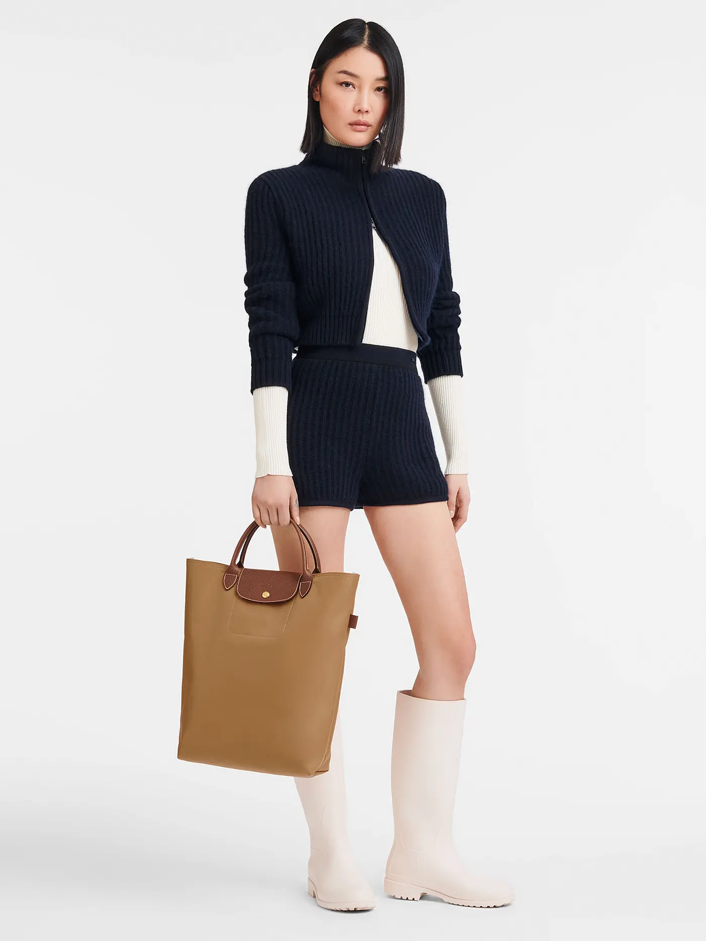 LONGCHAMP |  Le Pliage Original Shopper Medium, Stahl  | camel