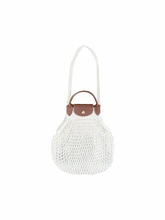 LONGCHAMP | Le Pliage Filet Collection Handtasche, Ecru