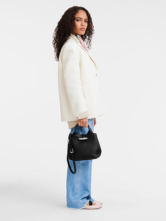 LONGCHAMP | Le Roseau Handle Bag Small, Noir