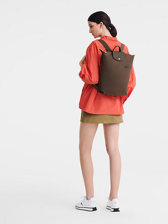 LONGCHAMP | Le Pliage Rucksack Medium, Terre