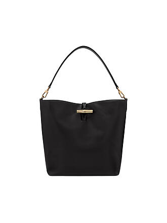 LONGCHAMP | Le Roseau Schultertasche Medium, Noir