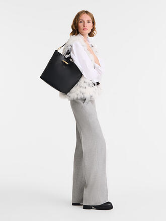 LONGCHAMP | Le Roseau Schultertasche Medium, Noir