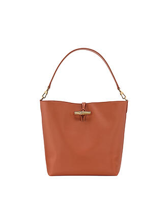 LONGCHAMP | Le Roseau Schultertasche Medium, Ecorce