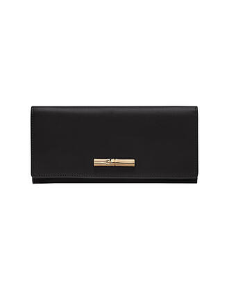LONGCHAMP | Le Roseau Sleek Geldbörse Large, Noir