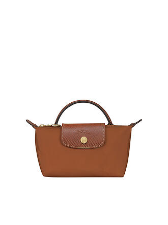 LONGCHAMP | Le Pliage Original Pochette mit Henkel, Cognac