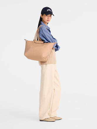 LONGCHAMP | Le Pliage One Schultertasche Large, Beige