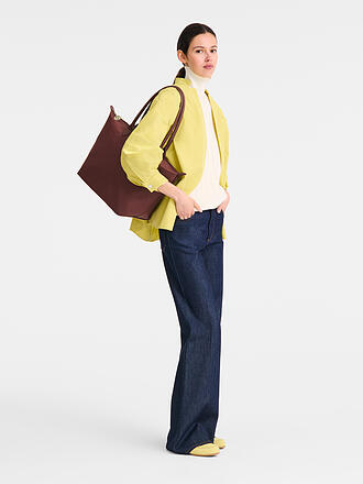LONGCHAMP | Le Pliage One Schultertasche Large, Bordeaux