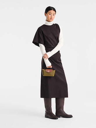 LONGCHAMP | Le Pliage Original Pochette mit Henkel, Olive