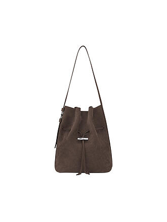 LONGCHAMP | Le Roseau Umhängetasche Medium, Mokka