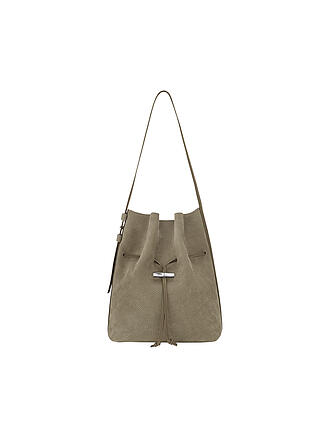 LONGCHAMP | Le Roseau Umhängetasche Medium, Lichen