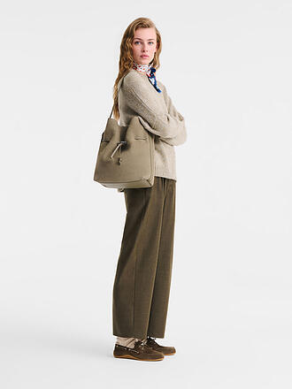 LONGCHAMP | Le Roseau Umhängetasche Medium, Lichen
