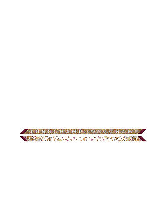 LONGCHAMP | Seidenband Frise Fleurie, Bordeaux
