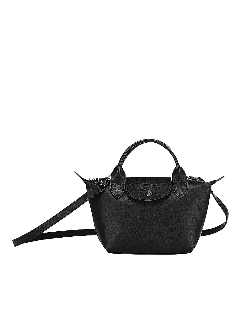 LONGCHAMP Le Pliage Cuir Handtasche, Black schwarz